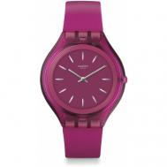 Наручные часы  Часы наручные  SVUV100, красный, фиолетовый Swatch