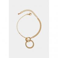 Браслет-цепочка , размер one size, диаметр 8 см., золотой Freeform Jewellery