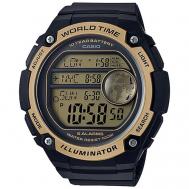 Наручные часы  AE-3000W-9A, черный, желтый Casio