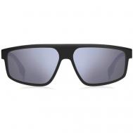 Солнцезащитные очки , квадратные, оправа: пластик, для мужчин, голубой BOSS
