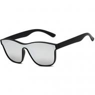 Солнцезащитные очки , квадратные, поляризационные, с защитой от УФ, черный Raptor-Trailers