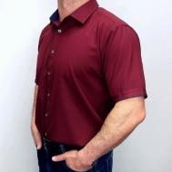 Рубашка , размер L, бордовый, красный Alexander Matin