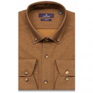 Рубашка , размер (54)2XL, коричневый Poggino