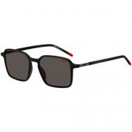 Солнцезащитные очки , прямоугольные, оправа: пластик, для мужчин, черный HUGO