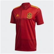 Футбольная футболка , влагоотводящий материал, размер xl, красный Adidas