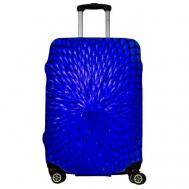 Чехол для чемодана , размер M, синий, фиолетовый LeJoy