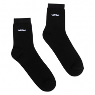 Мужские носки , 1 пара, классические, на 23 февраля, размер 25, черный TEKKO