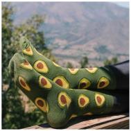 Женские носки  средние, 100 den, размер 37-41, зеленый СовА