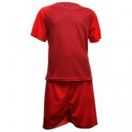 Форма  футбольная, футболка и шорты, размер 54, красный Sprinter