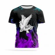 Футболка , размер XXL, черный, фиолетовый PANiN Brand