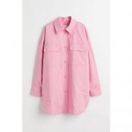 куртка-рубашка  , размер XS, розовый H&M