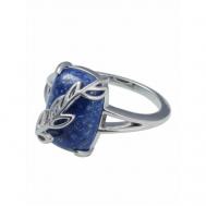 Кольцо помолвочное , лазурит, размер 20, синий Lotus Jewelry