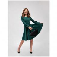 Платье , повседневное, полуприлегающее, миди, размер 46, зеленый Atelier by Natalia Truhacheva