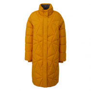 Пальто  , демисезон/зима, удлиненное, размер L, оранжевый Q/S by s.Oliver
