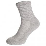 Носки  унисекс , 1 пара, классические, вязаные, размер 37-39, серый Larma Socks