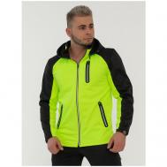 Куртка , размер 56, желтый, зеленый CROSSSPORT