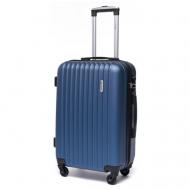 Умный чемодан  Krabi, 62 л, размер M, синий L'Case