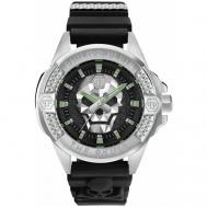 Наручные часы  Часы  The Skull PWAAA0121, черный, серебряный Philipp Plein