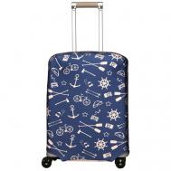 Чехол для чемодана , размер S, синий, мультиколор ROUTEMARK