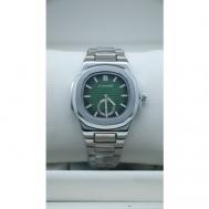 Наручные часы Часы наручные милитари кварцевые с датой, зеленый Мэбо