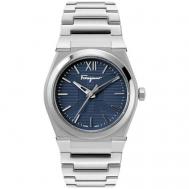 Наручные часы  Наручные часы  SFYF00321, серебряный, синий Salvatore Ferragamo