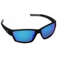 Солнцезащитные очки , прямоугольные, оправа: пластик, спортивные, зеркальные, поляризационные Mikado