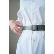 Ремень , для женщин, размер XS, длина 86 см., серый Rada Leather