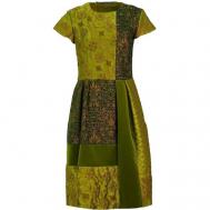 Платье-футляр , вечернее, прилегающее, размер 40, зеленый Alberta Ferretti
