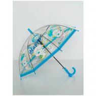 Зонт-трость , голубой Rain-Proof
