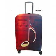Чехол для чемодана  2339_L, полиэстер, размер L, бордовый Vip Collection