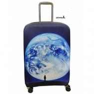 Чехол для чемодана  2346_L, размер L, синий Vip Collection