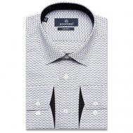 Рубашка , размер XXL (45-46 cm.), белый, черный Poggino