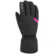 Перчатки  Marisa, размер 6.5, черный, розовый REUSCH