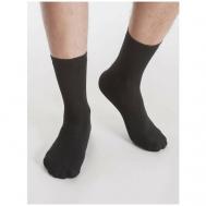 Мужские носки , 1 пара, 10 уп., классические, размер 40, 41, 42, 43, 44., черный Профит Стайл