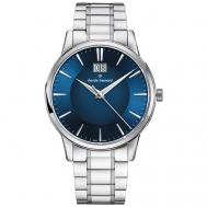 Наручные часы  Classic 63003-3M2BUIN, синий, серебряный Claude Bernard