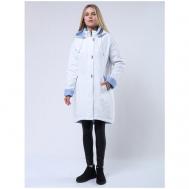 Пальто  , размер 38(48RU), белый Maritta