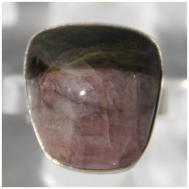 Кольцо , турмалин, размер 17, черный, розовый True Stones