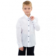 Рубашка для мальчика, цвет белый, рост 134 см Техноткань