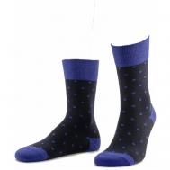 Носки , размер 25 (размер обуви 39-41), синий Grinston