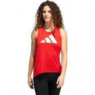 Майка  для фитнеса , размер M INT, красный Adidas