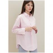 Рубашка  , размер 48, розовый T-lab