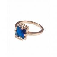 Кольцо помолвочное , шпинель, размер 19, синий Lotus Jewelry