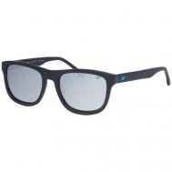 Солнцезащитные очки , квадратные, оправа: пластик, зеркальные, для мужчин, черный New Balance