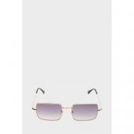 Солнцезащитные очки , прямоугольные, оправа: металл, градиентные, фиолетовый EIGENGRAU