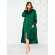 Платье , размер 54, хаки, зеленый MAXROSES