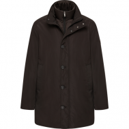 куртка , демисезон/зима, силуэт прямой, карманы, размер 56, черный Madzerini