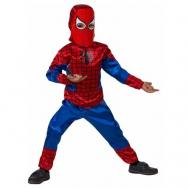 Карнавальный костюм "Человек-паук", текстиль, размер 26, рост 104 см Batik