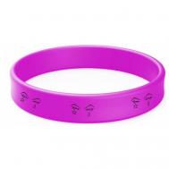 Силиконовый браслет «Хисока», цвет пурпурный, размер M MSKBraslet