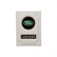 Обложка для автодокументов  1-6-440-5, белый LAND ROVER