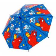 Зонт , синий, красный Marvel
